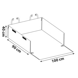 ΚΑΛΥΜΜΑ ΠΟΡΤ-ΠΑΓΚΑΖ TRUNK PROTECTOR ΑΔΙΑΒΡΟΧΟ (XL) 100x90x40cm 1ΤΕΜ. Αξεσουάρ Κατοικιδίων americat.gr