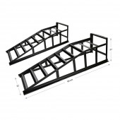 Lampa - Ράμπες Ανύψωσης Αυτοκινήτου XL από Ατσάλι για Service και Συντήρηση έως 1000kg ανά ράμπα με ύψος 27cm για εύκολη πρόσβαση κάτω από το όχημα - 2 Τεμ. (L6211.4) Ανύψωση americat.gr