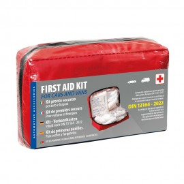 Lampa - Φαρμακείο Πρώτων Βοηθειών (Θήκη Nylon με Φερμουάρ) DIN 13164 Διαστάσεις Σετ 21,5x14,5x7 cm - 1 Τεμ. (L6696.2) Φαρμακεία Τρίγωνα Διάσωση americat.gr