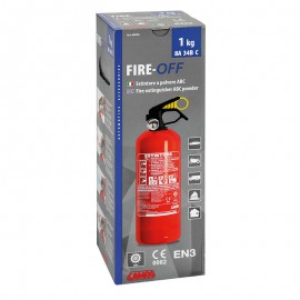 Lampa - Πυροσβεστήρας Ξηράς Σκόνης ABC 1kg Τύπου 1 8A 34BC (DIN EN 3-7:2007 / DIN EN 3-7:2009) με Πλαστική Λαβή, Μανόμετρο και Βάση - Πιστοποιημένος για Όχημα - 1 Τεμ. (L6805.6) Πυροσβεστήρες americat.gr