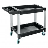 ΤΡΟΛΕΙ ΕΡΓΑΛΕΙΩΝ (TROLLEY) 2 ΕΠΙΠΕΔΩΝ ΜΕ 4 ΡΟΔΕΣ ΠΛΑΣΤΙΚΟ(PP)/ ΑΛΟΥΜΙΝΙΟ ΓΙΑ ΑΠΟΘΗΚΕΥΣΗ ΚΑΙ ΜΕΤΑΦΟΡΑ Ειδη Συνεργείου americat.gr