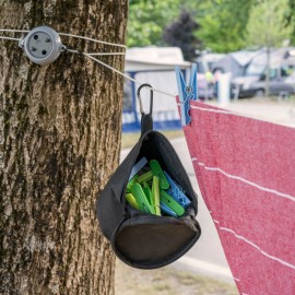 Lampa - Τσάντα / Θήκη για Μανταλάκια 3 Λίτρων με Γάντζο Καραμπίνερ σε Μαύρο Χρώμα - 1 Τεμ. (L7153.7) ΝΕΑ ΠΡΟΪΟΝΤΑ americat.gr