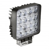 ΠΡΟΒΟΛΕΑΣ ΕΡΓΑΣΙΑΣ 9/32V 48W 16LED 2400lm 6.000K ΔΙΑΘΛΑΣΗΣ (WIDE BEAM) 128x108mm WL-31 LAMPA - 1 ΤΕΜ Φώτα Εργασίας LED americat.gr
