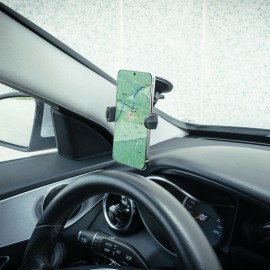 Lampa - Βάση Κινητού για Ταμπλό και Παρμπρίζ με Βεντούζα Snap Fin Silver Line για Συσκευές με μήκος 55-80 mm - 1 Τεμ. (L7253.0/T) Βάσεις Θήκες Κινητού americat.gr