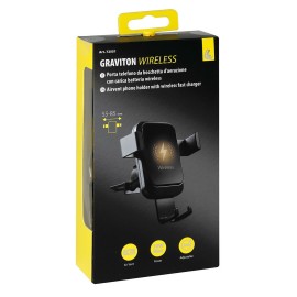 ΒΑΣΗ ΚΙΝΗΤΟΥ ΑΕΡΑΓΩΓΟΥ GRAVITON ΜΕ ΑΣΥΡΜΑΤΟ ΦΟΡΤΙΣΤΗ 10W/ USB-C 55-85mm ΓΙΑ ΚΙΝΗΤΑ ΜΕ ΕΠΑΓΩΓΙΚΗ ΦΟΡΤΙΣΗ LAMPA - 1 ΤΕΜ. Βάσεις Θήκες Κινητού americat.gr