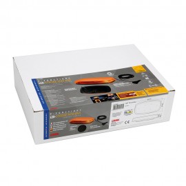 ΦΑΡΟΣ/ΣΤΡΟΜΠΟ MINI BAR 12/24V 38W 84LED ΠΟΡΤΟΚΑΛΙ 7 ΧΡΗΣΕΩΝ ΜΕ ΦΙΣ ΑΝΑΠΤΗΡΑ ΜΑΓΝΗΤΙΚΟ 304,5x157,4mm Φάροι LED americat.gr