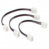 ΑΝΤΑΛΛΑΚΤΙΚΗ ΦΙΣΑ CONNECT-2 ΜΕ 4 PIN ΓΙΑ ΤΑΙΝΙΑ LED RGB 16cm 3 ΤΕΜ. Ταινίες Φωτισμού americat.gr