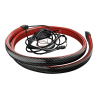 ΤΑΙΝΙΑ ΣΙΛΙΚΟΝΗΣ LED ΚΟΚΚΙΝΟ ΦΩΣ CARBON-LOOK ΠΟΡΤ ΜΠΑΓΚΑΖ SPOILER LED LIGHT 12V IP67 25χ10mm 120cm LAMPA - 1 Τεμ. Φωτισμός LED americat.gr