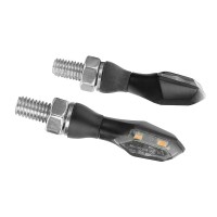 ΦΛΑΣ MOTO NIX 12V LED SMD 42x13mm ΜΑΥΡΟ LAMPA - 2 τεμ. LED Φλας americat.gr