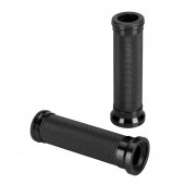 ΧΕΡΟΥΛΙΑ MOTO ALU GRIP ΜΑΥΡΟ ΧΡΩΜΑ 22mm+25mm 12cm LAMPA - 2 τεμ. Χερούλια americat.gr