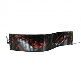 ΠΑΝΕΛ ΕΥΚΑΜΠΤΟ SMART LED PANEL 1024 LED 92x374mm RGB ΜΕ ΚΑΛΩΔΙΟ 450cm ΓΙΑ USB & REMOTE CONTROL LAMPA - 1 ΤΕΜ. Φωτισμός LED americat.gr