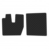 ΠΑΤΑΚΙΑ ΤΕΧΝΟΔΕΡΜΑ ΜΑΥΡΟ ΓΙΑ IVECO S-WAY 06/2024+ LAMPA - 2 ΤΕΜ. Μαρκέ Πατάκια Τεχνόδερμα americat.gr