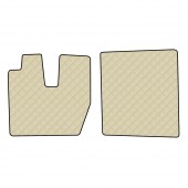 ΠΑΤΑΚΙΑ ΤΕΧΝΟΔΕΡΜΑ ΜΠΕΖ ΓΙΑ IVECO S-WAY 06/2024+ LAMPA - 2 ΤΕΜ. Μαρκέ Πατάκια Τεχνόδερμα americat.gr