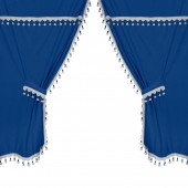 ΣΕΤ ΚΟΥΡΤΙΝΕΣ ΝΤΑΛΙΚΑΣ PREMIER SMART CABIN ΜΠΛΕ 5ΤΕΜ. Κουρτίνες americat.gr