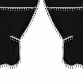 ΣΕΤ ΚΟΥΡΤΙΝΕΣ ΝΤΑΛΙΚΑΣ PREMIER SMART CABIN ΜΑΥΡΟ 5ΤΕΜ. Κουρτίνες americat.gr