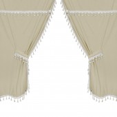 ΣΕΤ ΚΟΥΡΤΙΝΕΣ ΝΤΑΛΙΚΑΣ PREMIER SMART CABIN ΚΡΕΜ 5ΤΕΜ. Κουρτίνες americat.gr