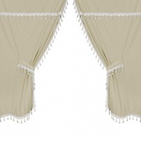 ΣΕΤ ΚΟΥΡΤΙΝΕΣ ΝΤΑΛΙΚΑΣ PREMIER SMART CABIN ΚΡΕΜ 5ΤΕΜ. Κουρτίνες americat.gr