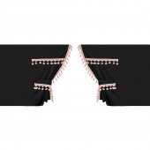 ΚΟΥΡΤΙΝΕΣ ΝΤΑΛΙΚΑΣ LUXURY SMART ΜΑΥΡΟ/ΚΟΚΚΙΝΟ ΣΕΤ LAMPA - 5 ΤΕΜ. Κουρτίνες americat.gr