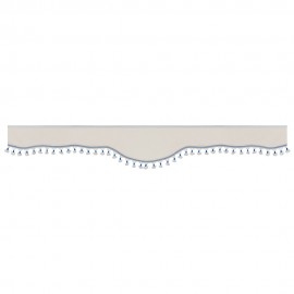 ΚΟΥΡΤΙΝΕΣ ΝΤΑΛΙΚΑΣ LUXURY SMART ΚΡΕΜ/ΜΠΛΕ ΣΕΤ LAMPA - 5 ΤΕΜ. Κουρτίνες americat.gr