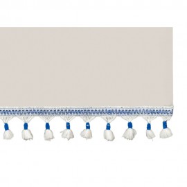 ΚΟΥΡΤΙΝΕΣ ΝΤΑΛΙΚΑΣ LUXURY SMART ΚΡΕΜ/ΜΠΛΕ ΣΕΤ LAMPA - 5 ΤΕΜ. Κουρτίνες americat.gr