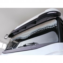 ΚΟΥΡΤΙΝΕΣ ΝΤΑΛΙΚΑΣ LUXURY SMART ΚΡΕΜ/ΜΠΛΕ ΣΕΤ LAMPA - 5 ΤΕΜ. Κουρτίνες americat.gr