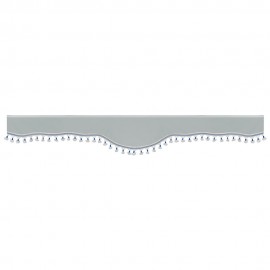 ΚΟΥΡΤΙΝΕΣ ΝΤΑΛΙΚΑΣ LUXURY PRO CABIN ΑΣΗΜΙ / ΜΠΛΕ ΣΕΤ LAMPA - 8 ΤΕΜ. Κουρτίνες americat.gr