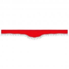 ΚΟΥΡΤΙΝΕΣ ΝΤΑΛΙΚΑΣ LUXURY PRO CABIN ΚΟΚΚΙΝΟ / ΜΑΥΡΟ ΣΕΤ LAMPA - 8 ΤΕΜ. Κουρτίνες americat.gr