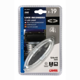 ΦΩΣ ΟΓΚΟΥ 4LED ΛΕΥΚΟ SMD 12/24V 124mm 1ΤΕΜ. Φώτα Ογκου americat.gr