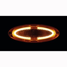 ΦΩΣ ΟΓΚΟΥ 4LED ΠΟΡΤΟΚΑΛΙ ΧΡΩΜΑΤΟΣ SMD 12/24V 124 mm -1ΤΕΜ. Φώτα Ογκου americat.gr