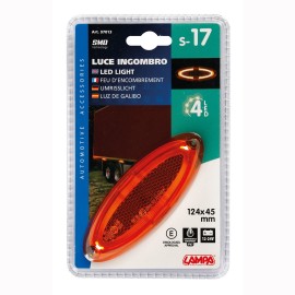 ΦΩΣ ΟΓΚΟΥ 4LED ΠΟΡΤΟΚΑΛΙ ΧΡΩΜΑΤΟΣ SMD 12/24V 124 mm -1ΤΕΜ. Φώτα Ογκου americat.gr