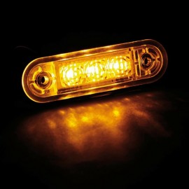 ΦΩΣ ΟΓΚΟΥ 3LED ΠΟΡΤΟΚΑΛΙ SMD 12/24V 85mm LAMPA - 20ΤΕΜ. Φώτα Ογκου americat.gr