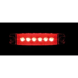 ΦΩΣ ΟΓΚΟΥ 6LED ΚΟΚΚΙΝΟ SMD 12/24V 96mm 20ΤΕΜ. Φώτα Ογκου americat.gr
