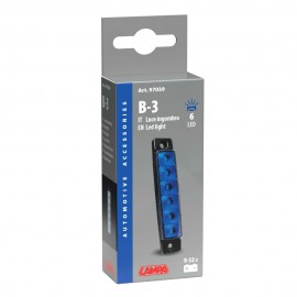 ΦΩΣ ΟΓΚΟΥ 9>32V 6 LED ΜΠΛΕ ΧΡΩΜΑ 95,6x19,8mm LAMPA - 1 Τεμ. Φώτα Ογκου americat.gr