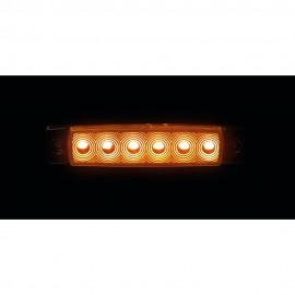 ΦΩΣ ΟΓΚΟΥ 9>32V 6 LED ΠΟΡΤΟΚΑΛΙ ΧΡΩΜΑ 95,6x19,8mm ΜΕ ΕΓΚΡΙΣΗ ΤΥΠΟΥ E148 LAMPA - 20 Τεμ. Φώτα Ογκου americat.gr