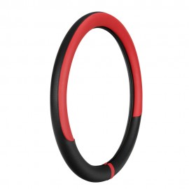 Lampa - Κάλυμμα Τιμονιού Φορτηγού NOBLE από Skeentex M 44-46εκ. Άοσμο Μαλακό αντιολισθητικό εύκολη τοποθέτηση φαρδιά λαβή 10εκ. Μαύρο / Κόκκινο - 1 τεμ. (L9708.7) Διάμετρος 44-46 cm americat.gr