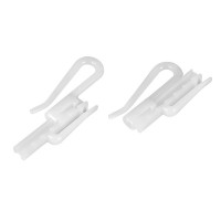 Lampa - Γαντζάκια Κουρτίνας Φορτηγού G-10 Ρυθμιζόμενα 9-28 mm από Πλαστικό σε Λευκό Ημιδιάφανο Χρώμα με Διαστάσεις 3.6x16.3x30 mm - 25 τεμ. (L9709.0) Κουρτίνες americat.gr