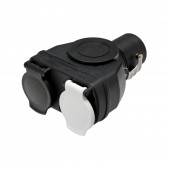 ΠΡΙΖΑ/ΑΝΤΑΠΤΟΡΑΣ ΓΙΑ ΣΠΙΡΑΛ ΡΕΥΜΑΤΟΣ ΦΟΡΤΗΓΟΥ/ΝΤΑΛΙΚΑΣ (ΕΙΣΟΔΟΣ 15 ΠΟΛΩΝ >ΕΞΟΔΟΣ TYPE N + TYPE S) LAMPA - 1 ΤΕΜ. Διάφορες Πρίζες και Φις americat.gr