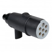 ΠΡΙΖΑ ΚΟΤΣΑΔΟΡΟΥ ΠΛΑΣΤΙΚΗ ΑΣΗΜΙ 24S 24V 7PIN ISO 3731 ΘΗΛΥΚΗ Καλωδίωση Τρέιλερ americat.gr