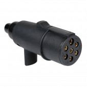 ΠΡΙΖΑ ΚΟΤΣΑΔΟΡΟΥ ΠΛΑΣΤΙΚΗ ΜΑΥΡΗ 24N 24V 7PIN ISO 1185 ΘΗΛΥΚΗ Καλωδίωση Τρέιλερ americat.gr