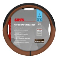 Lampa - Κάλυμμα Τιμονιού Φορτηγού Club τεχνόδερμα και Skeentex M 46-48εκ. Άοσμο Μαλακό εύκολη τοποθέτηση φαρδιά λαβή 10εκ. Καφέ - 1 τεμ. (L9716.8) Διάμετρος 46-48 cm americat.gr