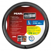 ΚΑΛΥΜΜΑ ΤΙΜΟΝΙΟΥ ΦΟΡΤΗΓΟΥ PEARL BLACK ΔΕΡΜΑΤΙΝΗ ΜΑΥΡΟ (L) 46-48cm ΟΙΚΟΛΟΓΙΚΟ ΚΑΙ ΑΟΣΜΟ Διάμετρος 46-48 cm americat.gr