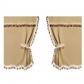 ΚΟΥΡΤΙΝΕΣ ΝΤΑΛΙΚΑΣ OSCURA ΜΠΕΖ 270x110cm 2ΤΕΜ. Κουρτίνες americat.gr