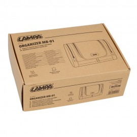 ΝΕΣΕΣΕΡ/ΘΗΚΗ ΤΑΞΙΔΙΟΥ MB-01 ORGANIZER (27Χ21,5Χ10,5cm)ΣΕ ΜΑΥΡΟ ΧΡΩΜΑ LAMPA Αποθήκευση και Organizers americat.gr