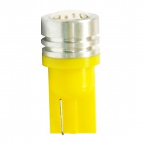 T10 W5W 12V W2,1x9,5d LED 1xHP ΚΙΤΡΙΝΟ (ΚΑΡΦΩΤΟ ΑΚΑΛΥΚΟ) BLISTER 2ΤΕΜ. M-TECH Χωρίς Κάλυκα americat.gr
