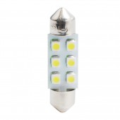 ΛΑΜΠΑΚΙΑ ΠΛΑΦΟΝΙΕΡΑΣ C5W/C10W 12V 0,48W SV8,5 36mm LED 6xSMD3528 ΠΡΑΣΙΝΟ BLISTER 2ΤΕΜ. M-TECH Πλαφονιέρας americat.gr