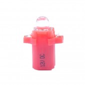 BAX 12V B8,3d 0,2W LED 1xFLUX 5mm ΚΟΚΚΙΝΟ BLISTER M-TECH - 2 ΤΕΜ. Χωρίς Κάλυκα americat.gr