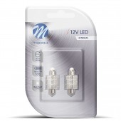 ΛΑΜΠΑΚΙΑ ΠΛΑΦΟΝΙΕΡΑΣ C5W/C10W 12V 1,44W SV8,5 36mm PREMIUM LED 6xSMD5050 ΜΠΛΕ BLISTER 2ΤΕΜ. M-TECH Πλαφονιέρας americat.gr
