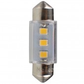 ΛΑΜΠΑΚΙΑ ΠΛΑΦΟΝΙΕΡΑΣ C5W/C10W 12V SV8.5 36mm 0,38W 3xSMD2835 LED OSRAM ΛΕΥΚΟ BLISTER 2ΤΕΜ. M-TECH Πλαφονιέρας americat.gr