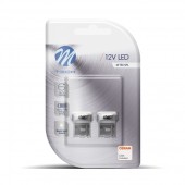 W21W (T20) 12V W3x16d 9xSMD2835 LED OSRAM ΛΕΥΚΟ BLISTER 2ΤΕΜ. M-TECH Χωρίς Κάλυκα americat.gr