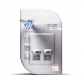 W21/5W (T20) 12V W3x16q 6xSMD2835 LED OSRAM ΛΕΥΚΟ BLISTER 2ΤΕΜ. M-TECH Χωρίς Κάλυκα americat.gr